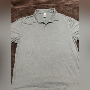 Men’s Polo Shirt. Members Mark gray soft polo size XXL